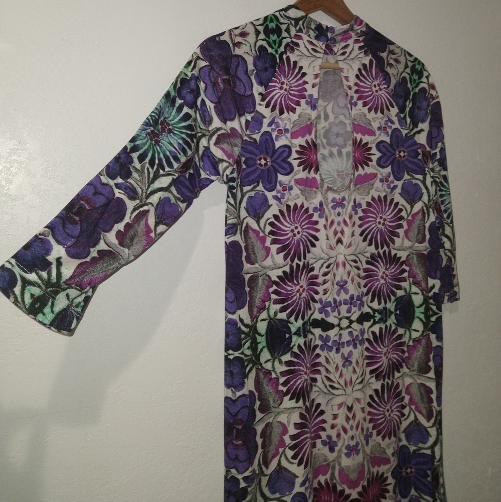 💥SALE💥FREE PEOPLE Fiesta White Floral Combo Dress - Picture 7 of 10